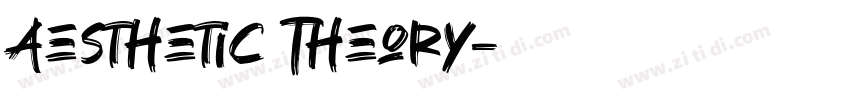 Aesthetic Theory字体转换